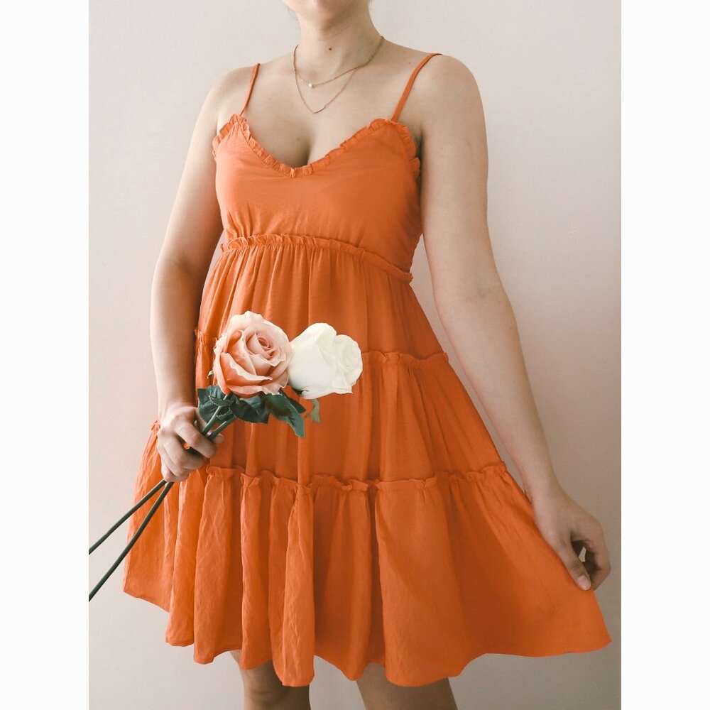 ORANGE DRESS // FAVLUX // VESTIDO NARANJA